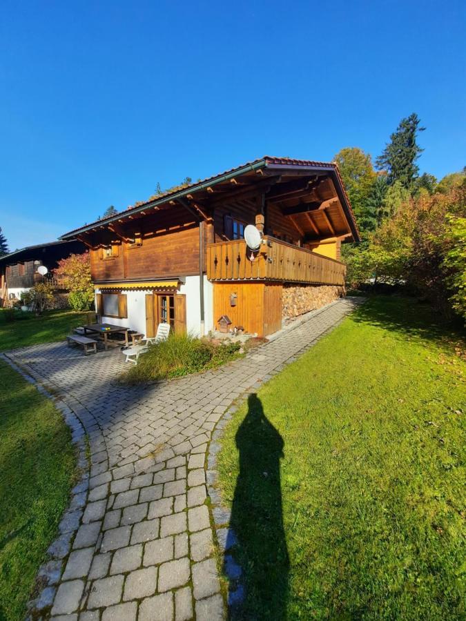 Huettenzauber Ferienwohnung Mitten Im Nationalpark Lindberg Bagian luar foto