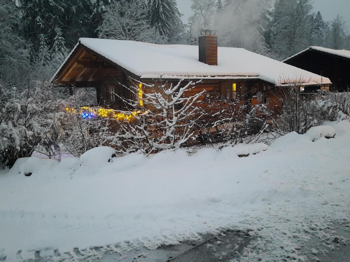Huettenzauber Ferienwohnung Mitten Im Nationalpark Lindberg Bagian luar foto