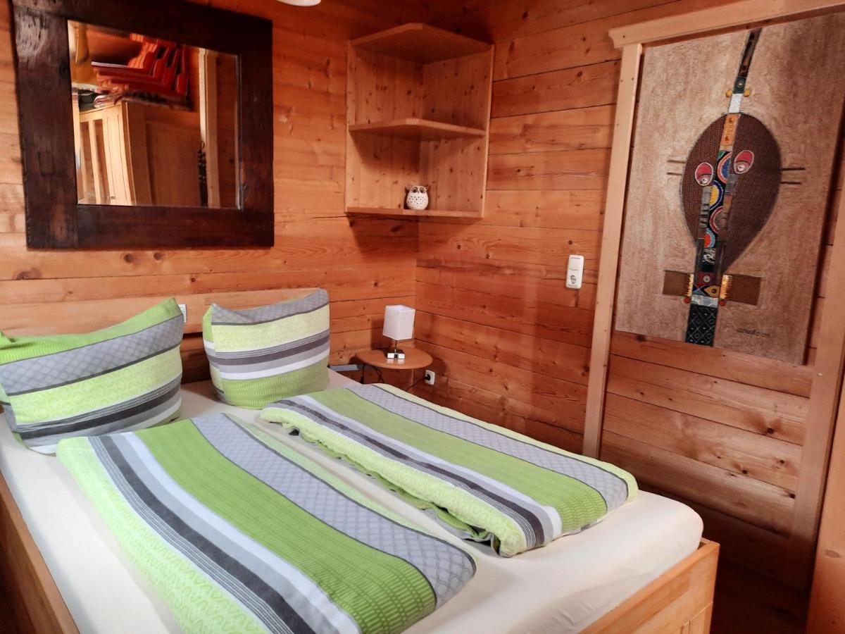 Huettenzauber Ferienwohnung Mitten Im Nationalpark Lindberg Bagian luar foto